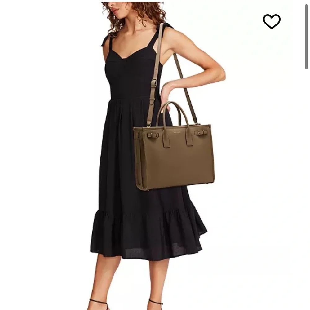Anne Klein Dark Brown 3 pc Work Tote